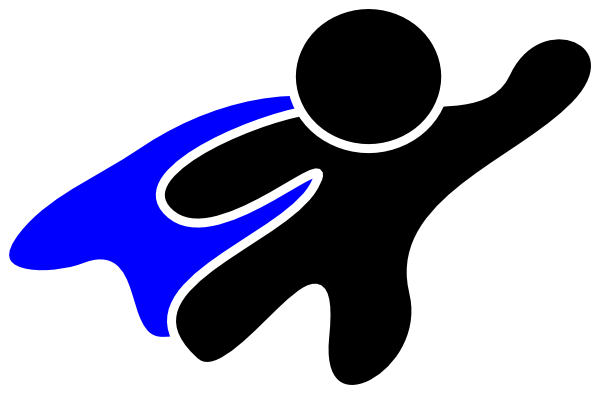 Superhero Clip Art (600x394), Png Download