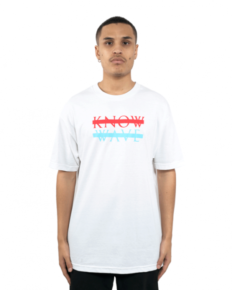 Know Wave Wavelength Halftone T-shirt Red/blue - Blue (578x578), Png Download