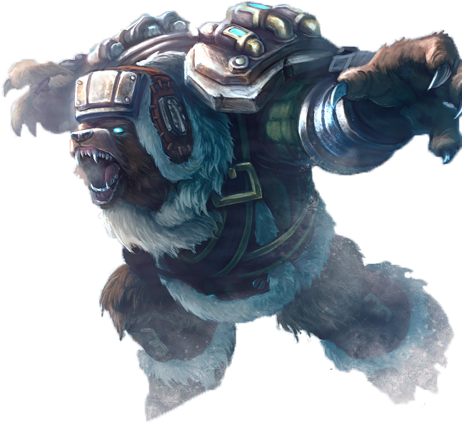 Volibear - League Of Legends Png Champion (651x603), Png Download