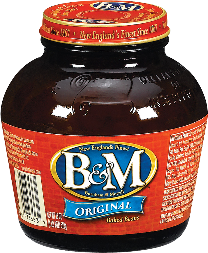 Download B&m® Original Baked Beans Glass Jar Baked Beans In Jar