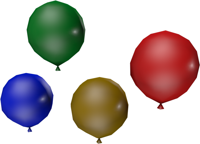 Balloon - Sonic R Balloon (750x650), Png Download