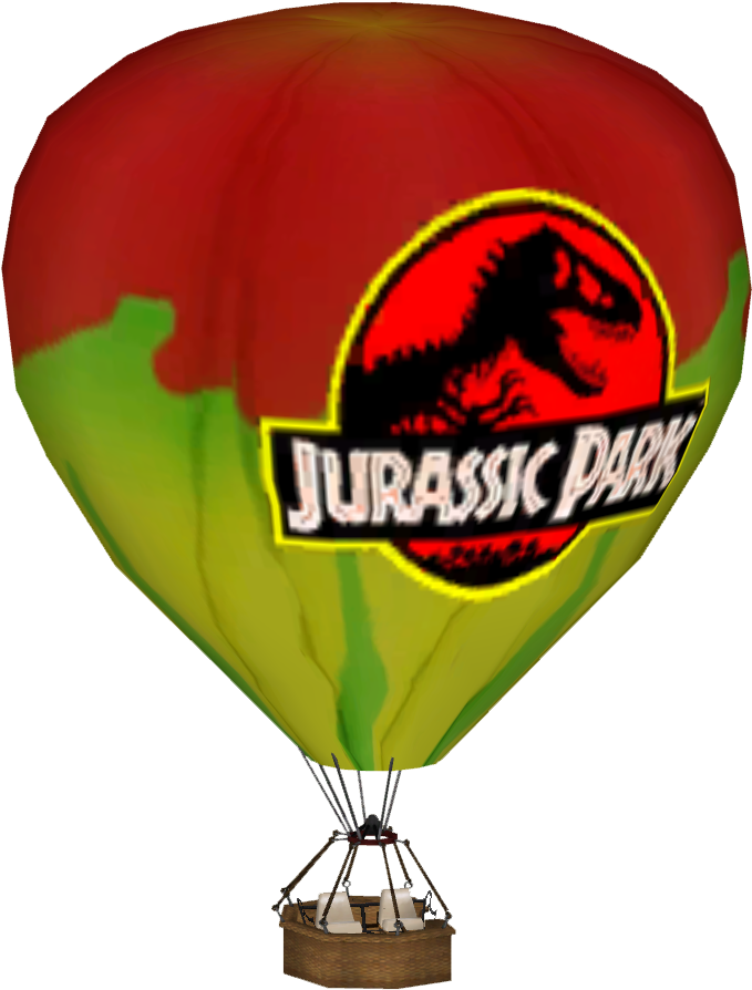Air Ballon - Jurassic Park (893x893), Png Download