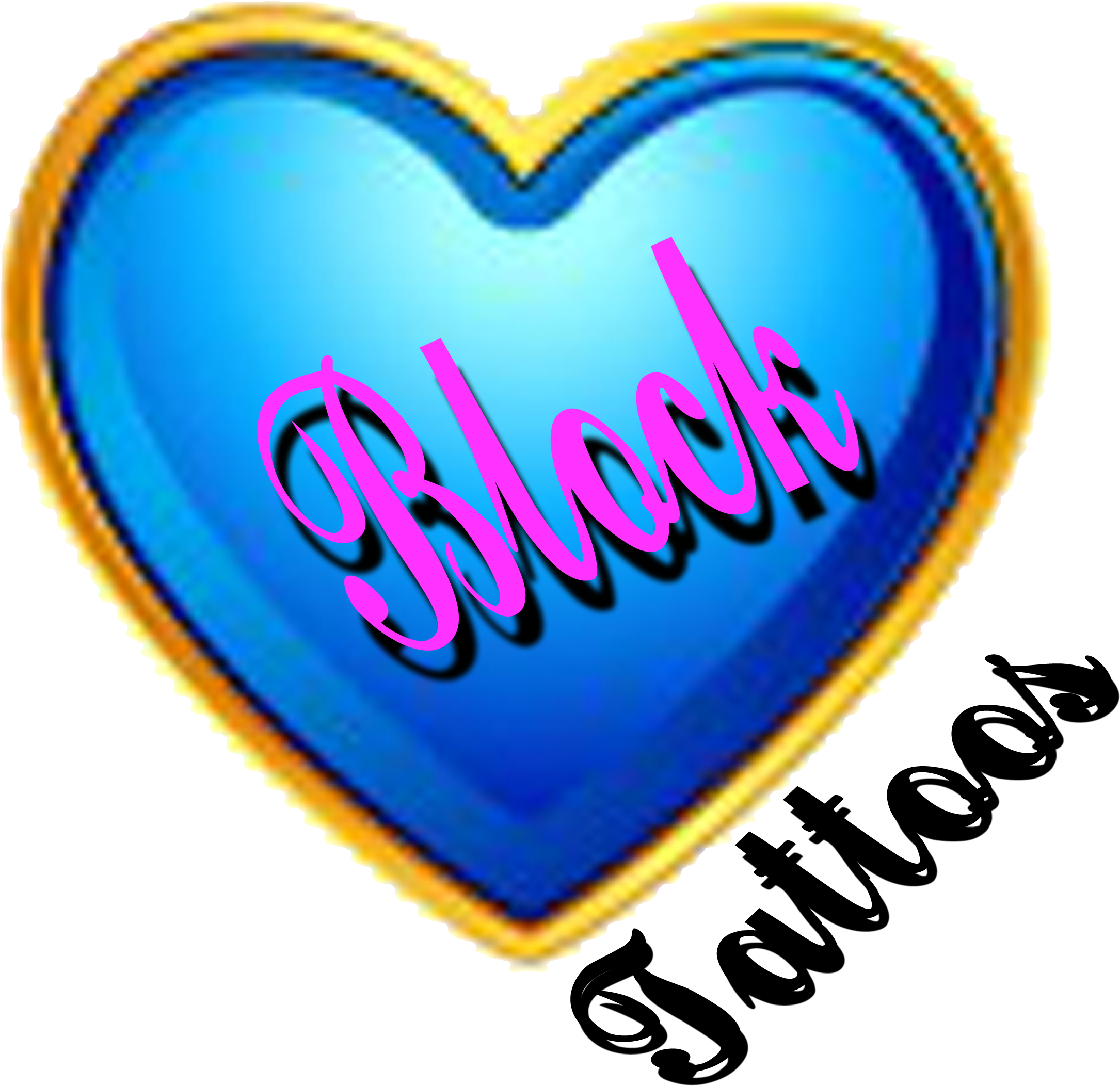 Heart Block Tattos (2224x2219), Png Download