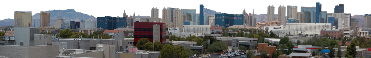 Downtown Cheyenne Wyoming Skyline - Las Vegas Skyline Transparent Png (1200x300), Png Download