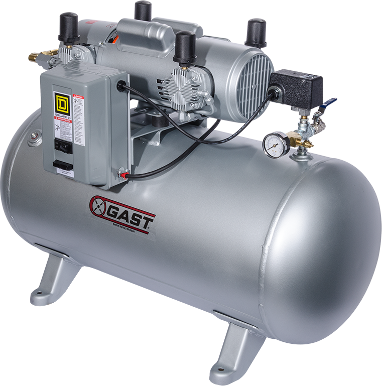 Tank Systems - Gast Kompresör (761x769), Png Download