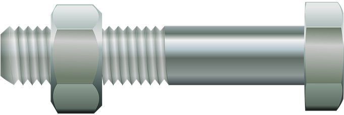Bolt Nut Screw Bolt Bolt Bolt Bolt Bolt Sc - Tornillo Y Tuerca Png (680x340), Png Download