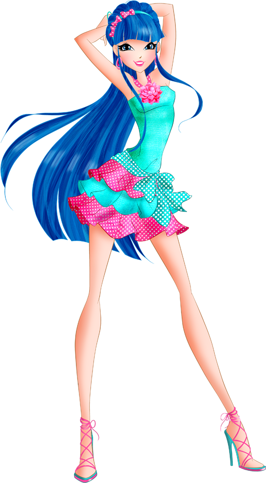 World Of Winx Chef Chic Musa Strawberry Outfit Png - Musa (1000x1000), Png Download