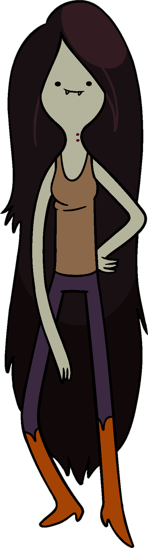 Marceline Stock Warm Lighting - Time Marceline The Vampire Queen (519x1914), Png Download
