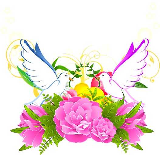 Photo - Border With Flowers Clipart (530x530), Png Download