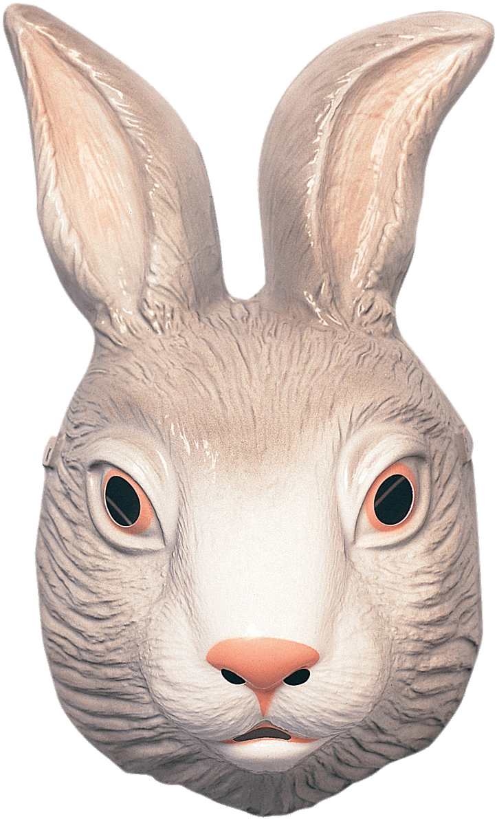 Rabbit Mask - Bunny Mask Png (750x1222), Png Download