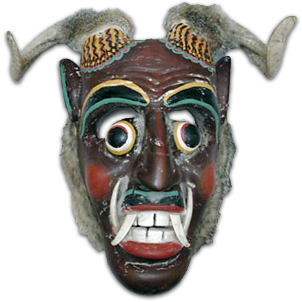 Devil-mask - Mexican Devil Mask (438x438), Png Download