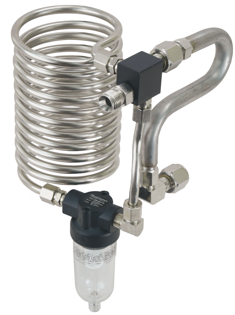 Cooling Coil And Condensation Traps - Cooling Compressor (898x1200), Png Download