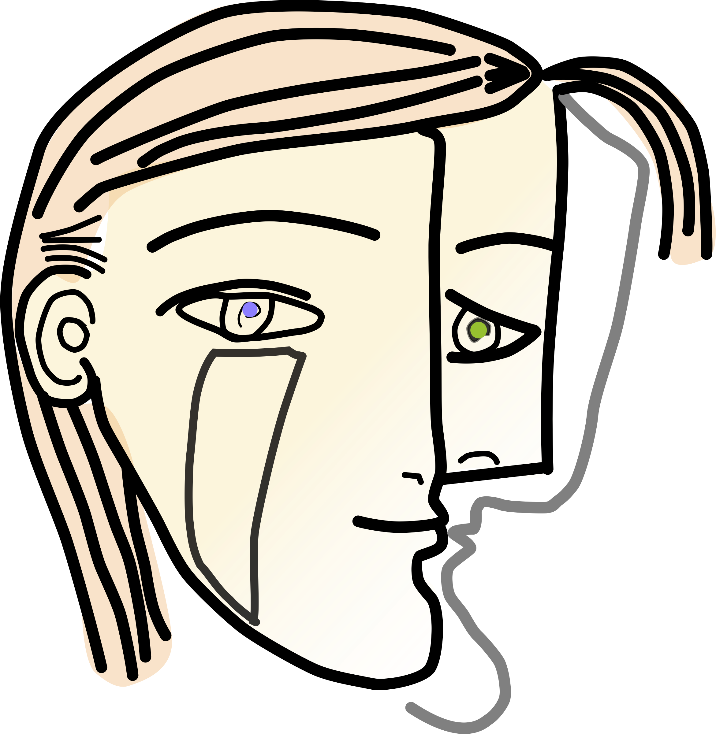 This Free Icons Png Design Of Cubist Woman Head (2340x2400), Png Download