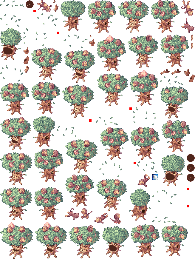 Enchanted Peach Tree Live Peach Tree - Sea Turtle (654x868), Png Download