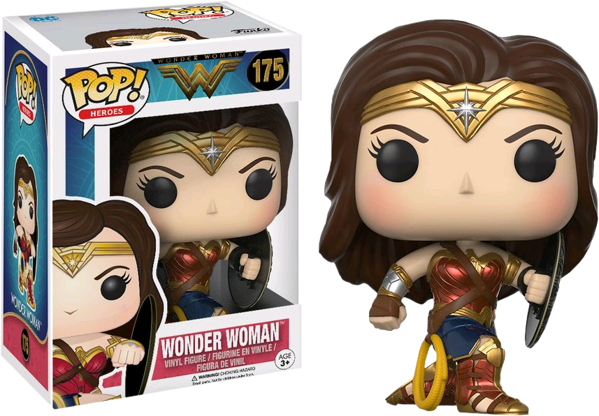 Wonder - Wonder Woman Pop Vinyl (857x596), Png Download
