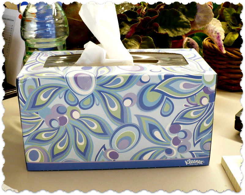 I Have Been Staring At This Box Of Kleenex For The - Gift Wrapping (800x635), Png Download