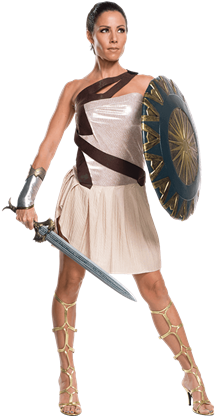 Adult Deluxe Wonder Woman Beach Battle Costume - Wonder Woman Costume (415x415), Png Download