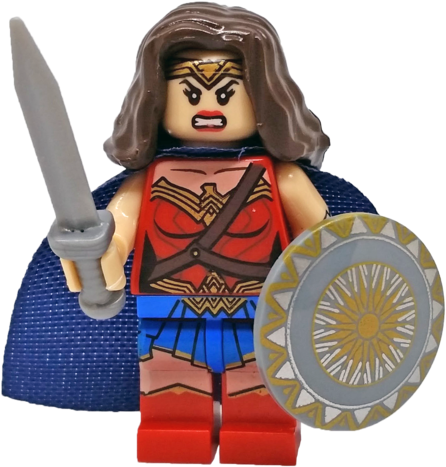 Minifig Diana - Lego Minifigure (480x480), Png Download