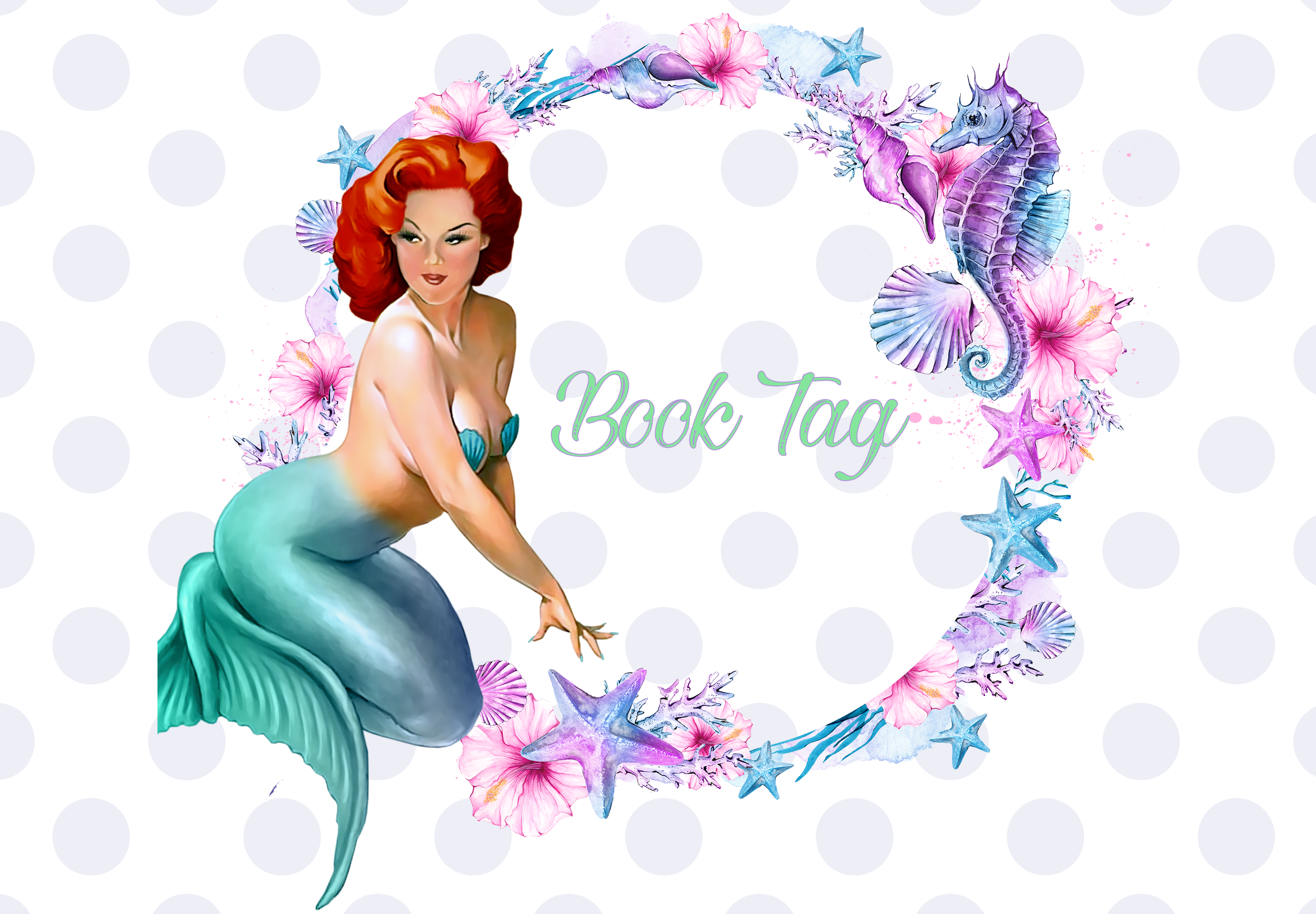 Wonder Woman Book Tag - Unter Den Seemeerjungfrau-geburtstags-einladungen Karte (3000x2082), Png Download