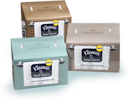Save - Kleenex Hand Towel Bathroom (446x367), Png Download