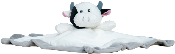 Baberoo Lovey Cow - Teddy Bear (600x600), Png Download