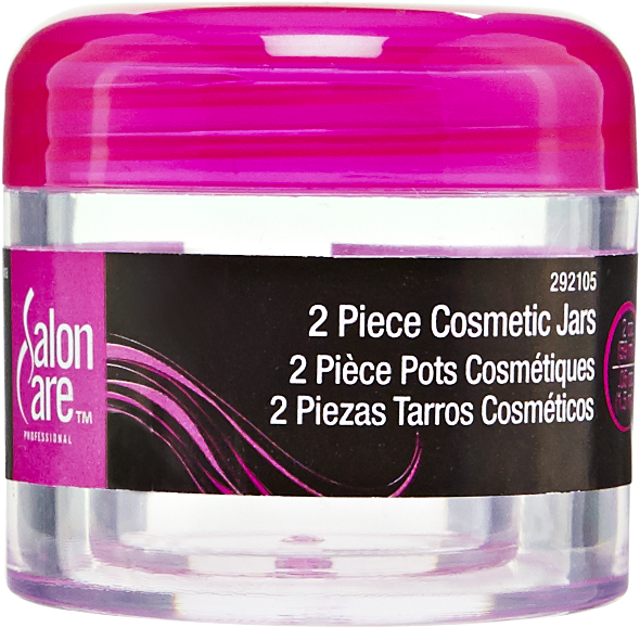 Salon Care Clear Cosmetic Jars (1500x1500), Png Download