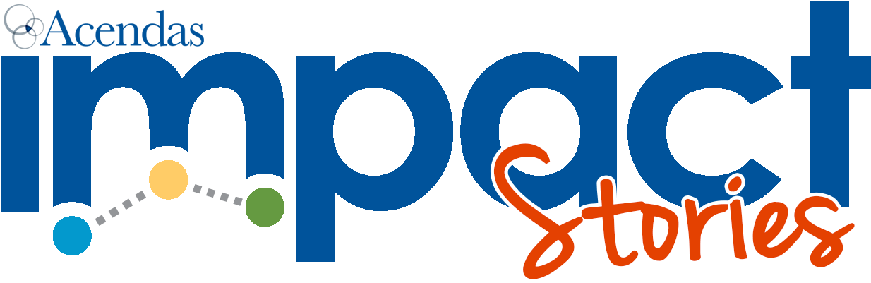 Acn Impact Logo Circles Stories - Genpact Logo Png (1233x407), Png Download