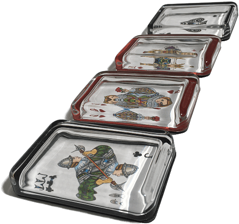 Ace Of Spades Paperweight - Hearts (751x563), Png Download