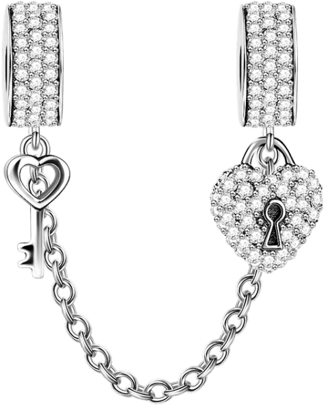 Stoppers & Safety Chains Charms Soufeel Key (750x750), Png Download