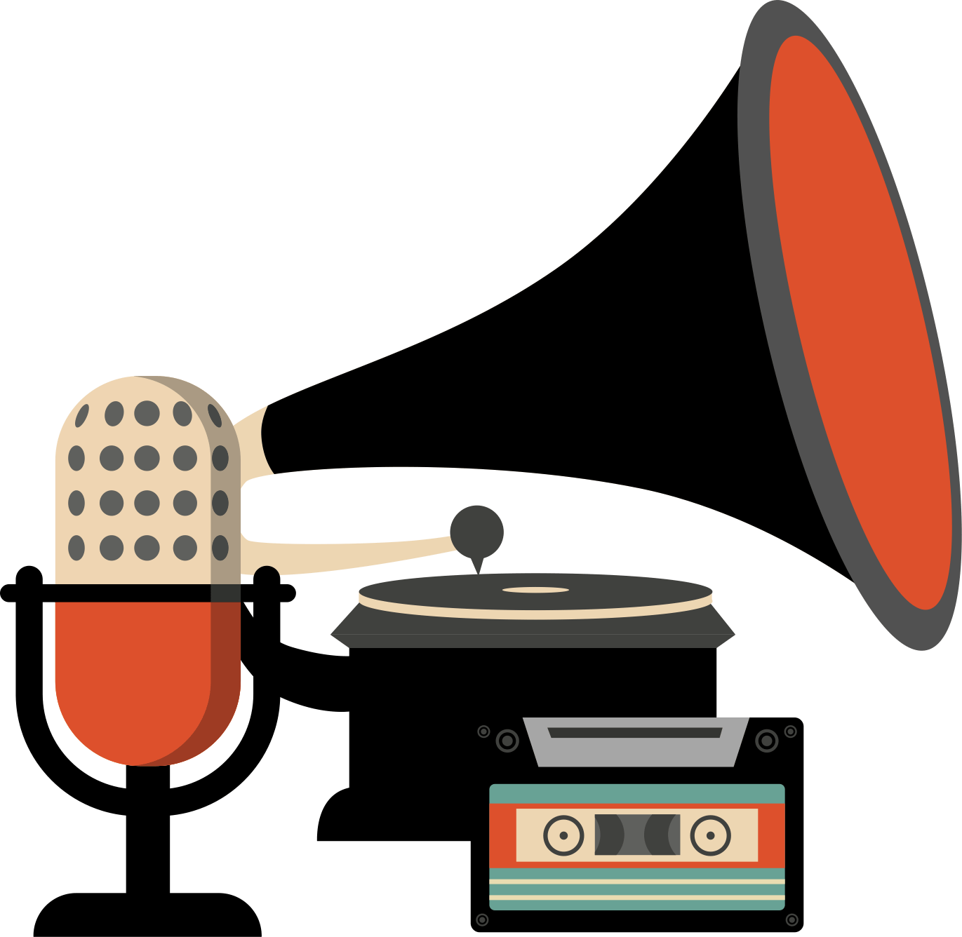 Audio For Sunday Am October 22, - Microphone (1371x1336), Png Download