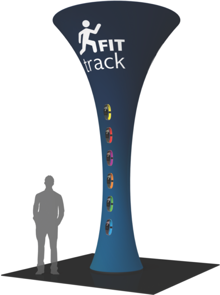 Zoom - 16ft Formulate Funnel Tower Display 10ft Diameter Top (600x600), Png Download