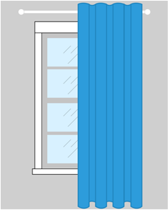This Style Is Recommended For Drapes That Will Be Opened - Window (450x315), Png Download