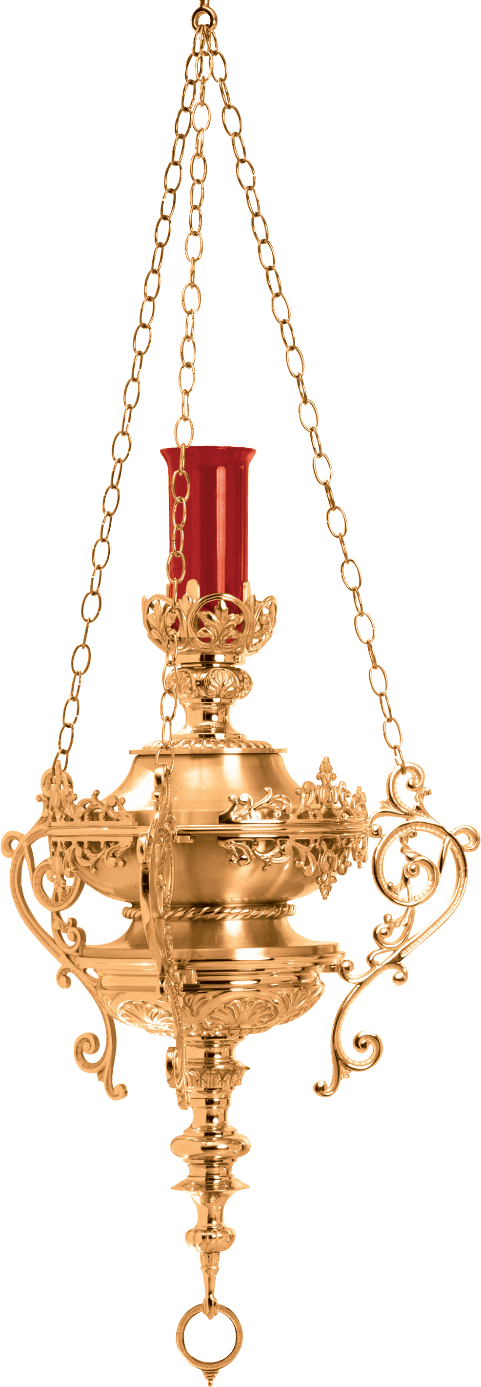 Gift Image - Excelsis-hanging Sanctuary Lamp (986x2844), Png Download