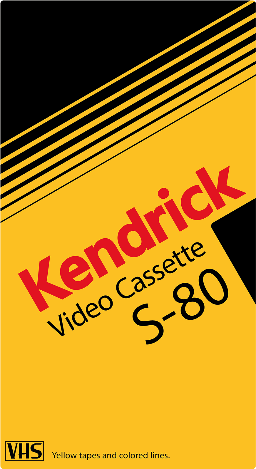 An Homage To Kendrick's Classic Section - Kodak Video Tape (1000x1687), Png Download