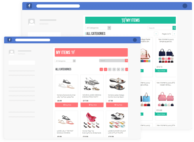 Ebay Facebook Store - Sales (707x524), Png Download