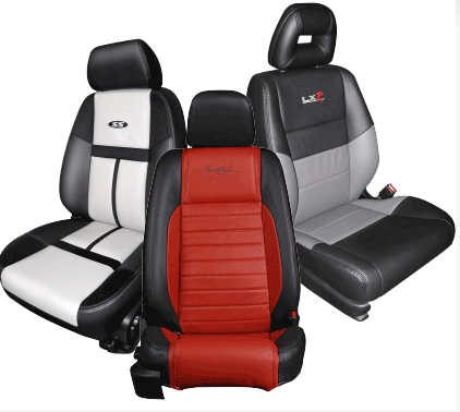 Leather Trimmed Interiors » Nw Running Boards - Car Seat Cover Png (422x378), Png Download