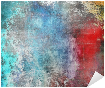 Grunge Colorful Background, Scratched Texture Poster - Grunge (400x400), Png Download