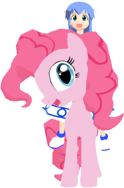 Elmarcosluckydel96, Crossover, Humans Riding Ponies, - Cartoon (940x440), Png Download