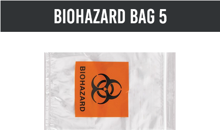 Bag With Biohazard Markings - Medegen Medical Products, Llc Biohazard Bag, 2 Ml, (432x288), Png Download