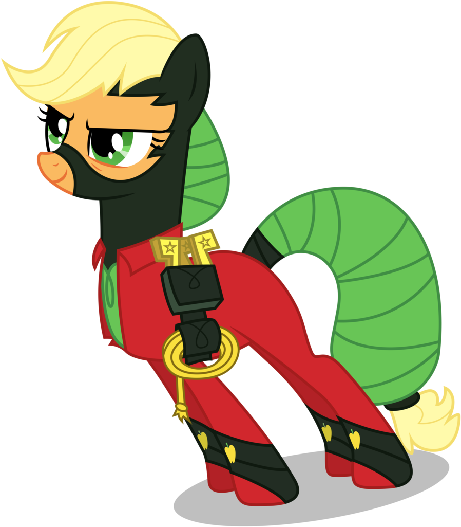 Absurd Res, - Applejack Power Ponies Vector (922x1024), Png Download