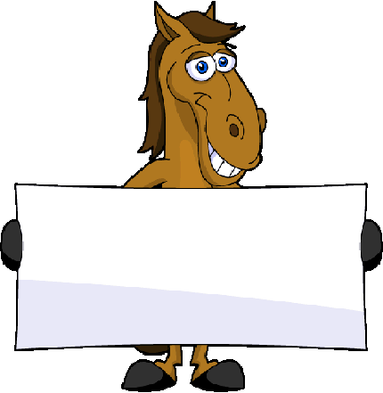 Contact Us - Cartoon Horse Clip Art (430x441), Png Download