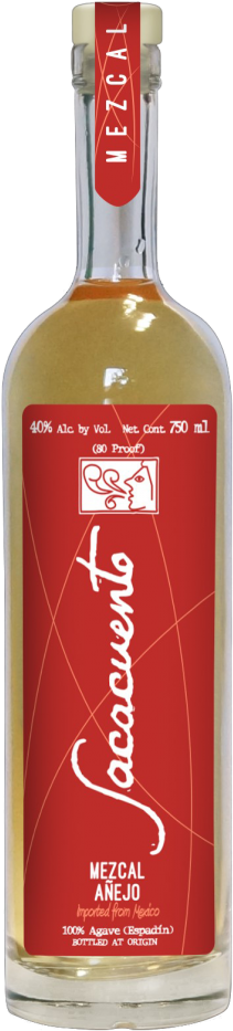 Sacacuento Mezcal Anejo - Sacacuento Extra Anejo Mezcal 750ml (615x1024), Png Download