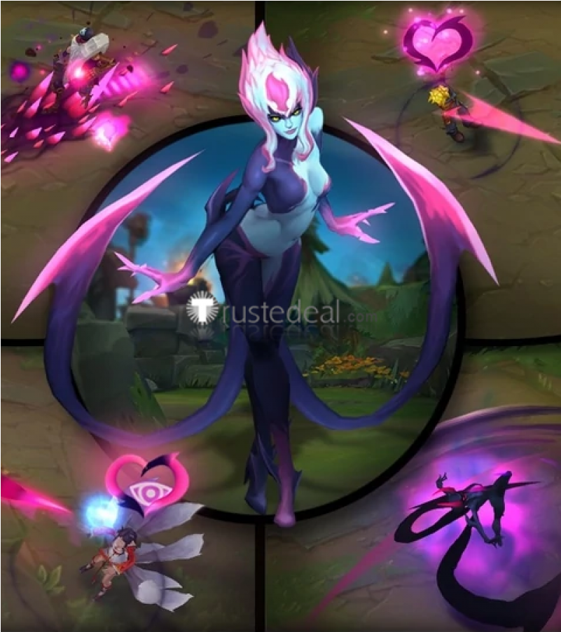 League Of Legends Lol Evelynn Classic Agony's Embrace - League Of Legends Evelynn Re Work (800x1200), Png Download