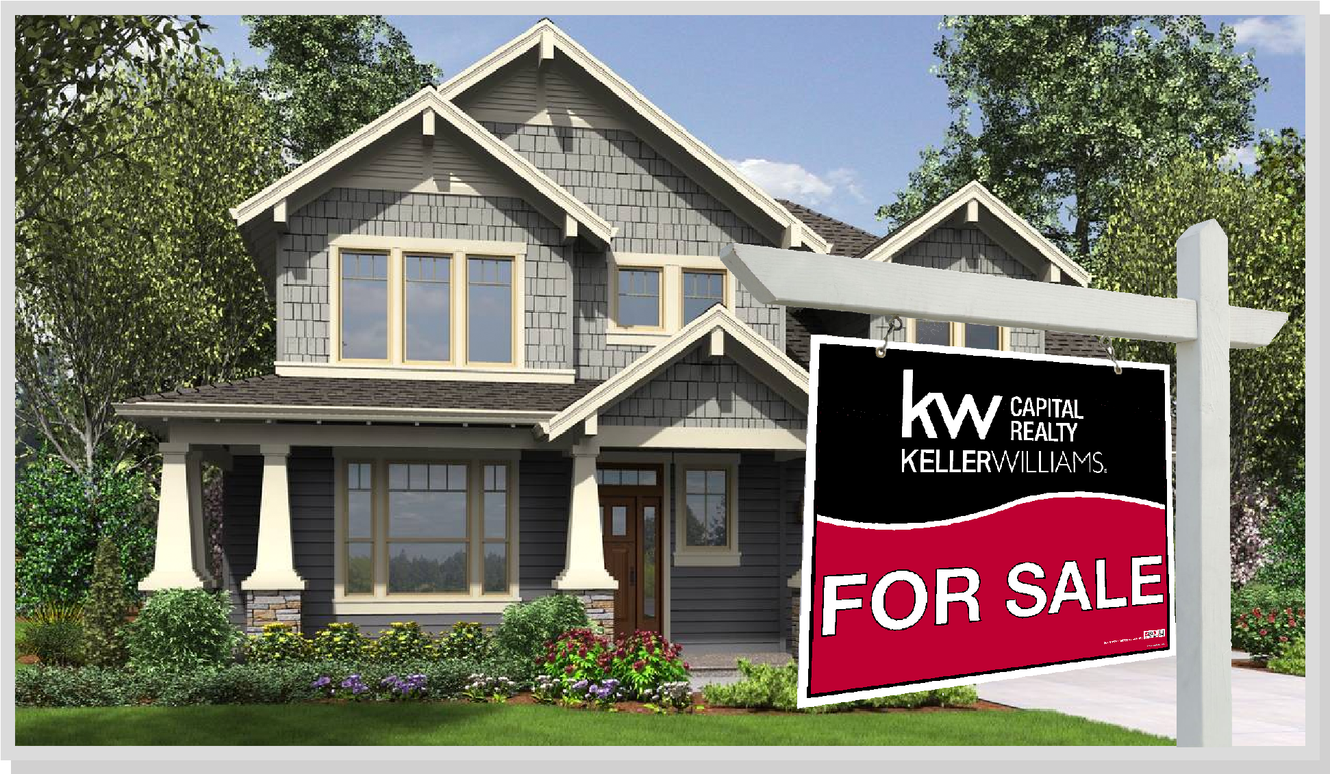 Exactly What You're Looking For - Craftsman Style Front Porch Pillar (2338x1357), Png Download