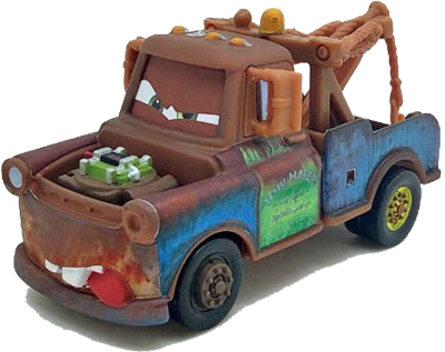 Fighting Face Mater With Bomb - Cars Fighting Mater (400x317), Png Download