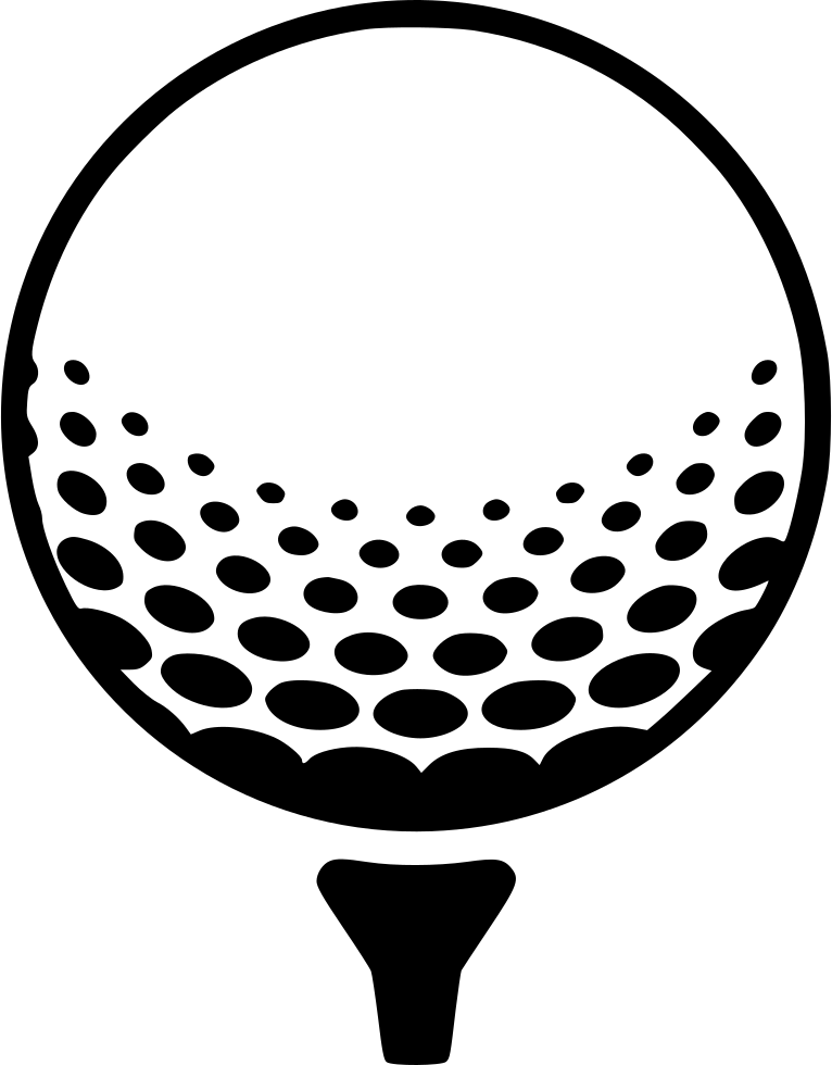 Free Download Golf Ball Vector Clipart Golf Balls - Golf Ball Clipart Black And White (766x980), Png Download