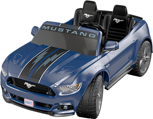 Fisher-price Power Wheels Smart Drive Ford Mustang (515x500), Png Download