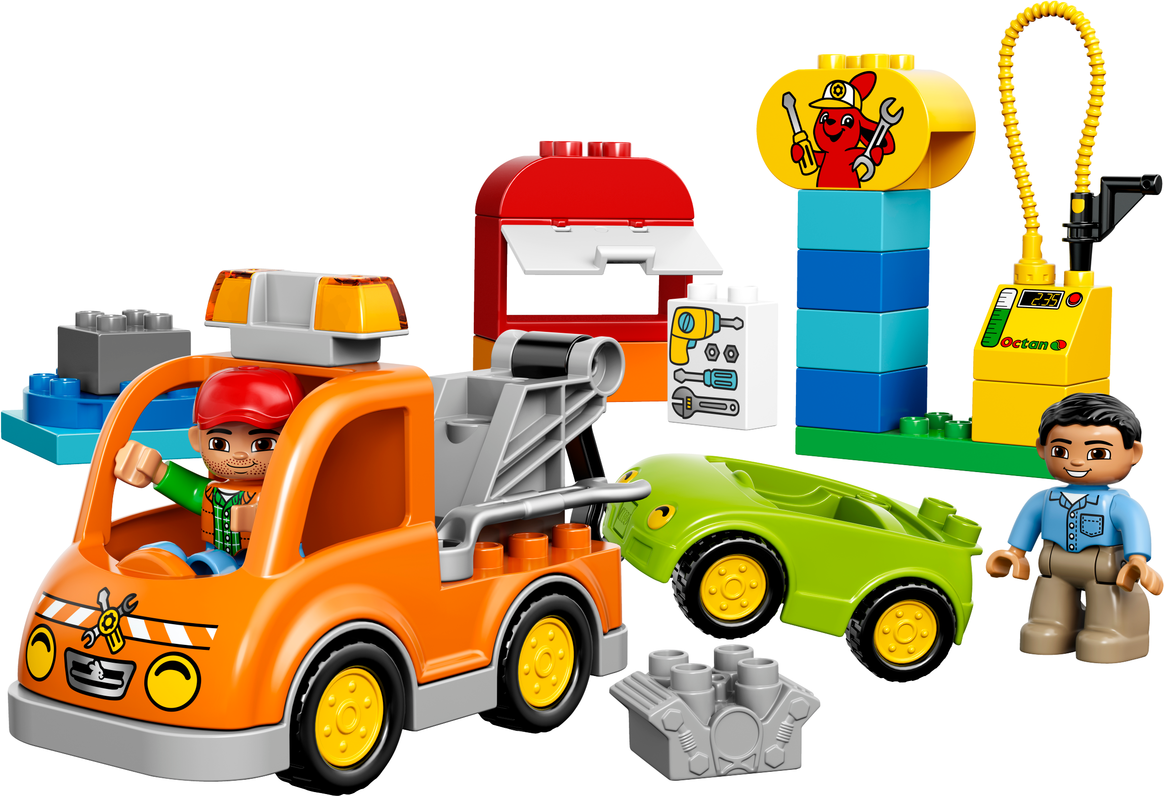 Tow Truck - Lego 10814 (2400x1800), Png Download
