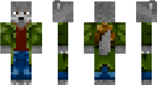 Minecraft Skin Goteer - Skin Mark 1 Minecraft (600x348), Png Download