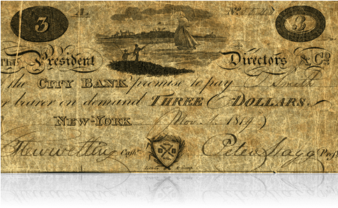 Before He Joined City Bank Of New York, Peter Stagg - Banknote (483x309), Png Download